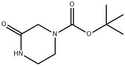 1-Boc-3-oxopiperazine Structure