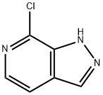 7-クロロ-1H-ピラゾロ[3,4-C]ピリジン 化学構造式