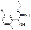 Benzeneethanimidic  acid,  5-fluoro--alpha--hydroxy-2-methyl-,  ethyl  ester  (9CI) 结构式