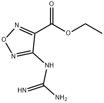 1,2,5-Oxadiazole-3-carboxylicacid,4-[(aminoiminomethyl)amino]-,ethylester Structure