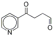 4-oxo-4-(3-pyridinebutanal) Struktur
