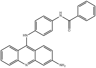 Benzamide, N-(4-((3-amino-9-acridinyl)amino)phenyl)- Struktur