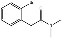 N,N-Dimethyl2-(2-bromophenyl)acetamide Struktur