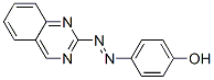 4-(2-quinazolylazo)phenol Struktur