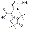 1,2,4-Thiadiazole-3-acetic acid, 5-amino-a-[[2-(1,1-dimethylethoxy)-1,1-dimethyl-2-oxoethoxy]imino]-, (Z)- Structure