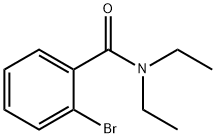 N,N-二乙基-2-溴苯甲酰胺 结构式