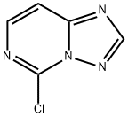 5-CHLORO-[1,2,4]TRIAZOLO[1,5-C]PYRIMIDINE Structure