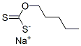 二硫代碳酸 O-戊酯钠盐, 7607-99-0, 结构式