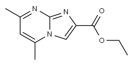ethyl 5,7-dimethylimidazo[1,2-a]pyrimidine-2-carboxylate Structure