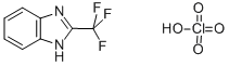 2-(三氟甲基)苯并咪唑高氯酸盐, 7609-11-2, 结构式