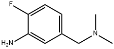Benzenemethanamine, 3-amino-4-fluoro-N,N-dimethyl- (9CI) Structure