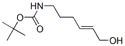 Carbamic acid, (6-hydroxy-4-hexenyl)-, 1,1-dimethylethyl ester (9CI) Struktur