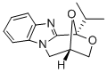 4,5-Dihydro-1-(1-methylethyl)-1,4-epoxy-1H,3H-(1,4)oxazepino(4,3-a)ben zimidazole Structure