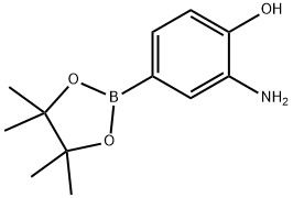 3-Amino-4-hydroxyphenylboronic acid pinacol ester Struktur