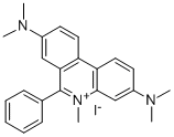 3,8-dimethylamino-6-phenyl-phenanthridinium methiodide Structure