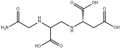 N-[2-[(2-Amino-2-oxoethyl)amino]-2-carboxyethyl]-L-aspartic acid Structure