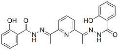 1,1'-(2,6-Pyridinediyl)bis(ethanone 2-hydroxybenzoylhydrazone) Structure