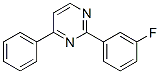 2-(3-Fluorophenyl)-4-phenylpyrimidine 结构式