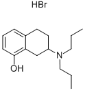 7-(二丙基氨基)-5,6,7,8-四氢-1-萘酚氢溴酸盐,76135-31-4,结构式