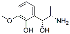 Benzenemethanol, alpha-(1-aminoethyl)-2-hydroxy-3-methoxy-, (R*,S*)- (9CI) Struktur