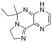 Imidazo[1,2-c]pteridine, 6-ethyl-4,6,8,9-tetrahydro-6-methyl- (9CI) Struktur