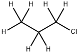 1‐クロロプロパン‐D7 化学構造式