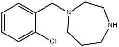 1-(2-氯苄基)高哌嗪, 76141-88-3, 结构式