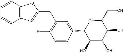 伊格列净, 761423-87-4, 结构式