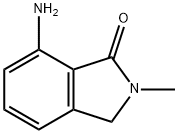 7-アミノ-2-メチルイソインドリン-1-オン 化学構造式