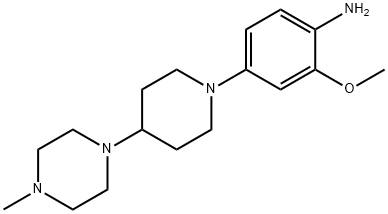 2-Methoxy-4-[4-(4-methylpiperazin-1-yl)piperidin-1-yl]aniline Structure