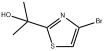 4-Bromo-2-(2-hydroxyprop-2-yl)-1,3-thiazole Struktur