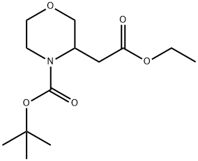 tert-butyl 3-(2-ethoxy-2-oxoethyl)Morpholine-4-
carboxylate