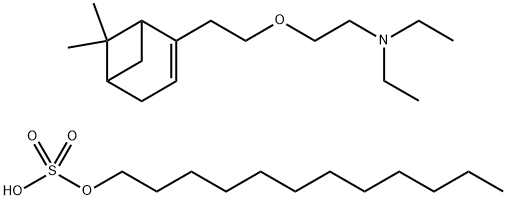 Myrtecaine lauryl sulfate Struktur