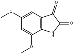 5,7-dimethoxyindoline-2,3-dione Structure