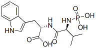 N(alpha)-phosphorylvalyltryptophan 结构式