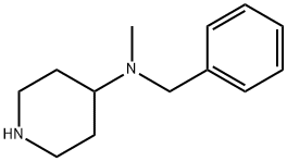 4-(N-甲基-N-苄基)氨基哌啶, 76167-62-9, 结构式