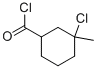 Cyclohexanecarbonyl chloride, 3-chloro-3-methyl- (9CI) 结构式
