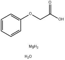 苯氧乙酸镁, 76172-73-1, 结构式