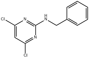 N-BENZYL-4,6-DICHLOROPYRIMIDIN-2-AMINEN-BENZYL-4,6-DICHLOROPYRIMIDIN-2-AMINE 结构式