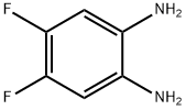 4,5-ジフルオロ-1,2-フェニレンジアミン 化学構造式