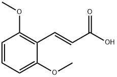 2,6-DIMETHOXYCINNAMIC ACID Structure