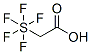 (Carboxymethyl)pentafluorosulfur(VI) 结构式