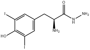 3,5-diiodo-L-tyrosine hydrazide Structure