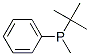 メチルフェニル(tert-ブチル)ホスフィン 化学構造式