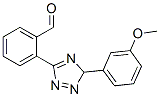 o-[5-(m-Methoxyphenyl)-5H-s-triazol-3-yl]benzaldehyde Structure