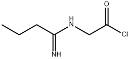 Acetyl  chloride,  [(1-iminobutyl)amino]-  (9CI) Structure