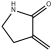 3-METHYLENE-2-PYRROLIDINONE, 76220-95-6, 结构式