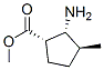 Cyclopentanecarboxylic acid, 2-amino-3-methyl-, methyl ester, (1alpha,2alpha,3beta)-,762214-05-1,结构式