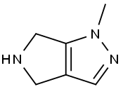 Pyrrolo[3,4-c]pyrazole, 1,4,5,6-tetrahydro-1-methyl- (9CI) Struktur