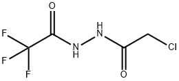 1-(トリフルオロアセチル)-2-(クロロアセチル)ヒドラジン 化学構造式